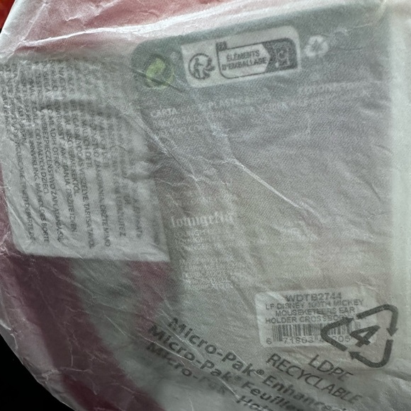 Loungefly Disney 100th Mickey Mouseketeers Ear Holder Crossbody Purse in bag NWT - Picture 2 of 4